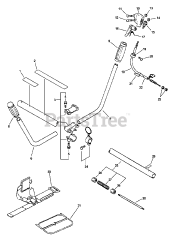 Echo SRM-2410 - Echo String Trimmer (Type 1E) Driveshaft, Handles, Throttle, Stop Switch, Harness  S/N: 001001-503953