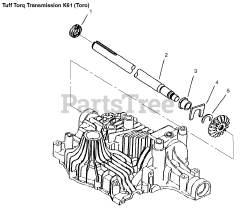 Toro 72115 (270-H) - Toro Lawn & Garden Tractor (SN: 099000001 - 099999999) (1999) Axle Shaft