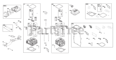 Briggs & Stratton 38E347-0110-G1 - Briggs & Stratton Horizontal Engine Cylinder Head Group