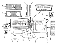 AGCO 312 (1600153) - AGCO Lawn Tractor, 12hp