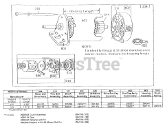 Briggs & Stratton 255427-0117-01 - Briggs & Stratton Horizontal Engine