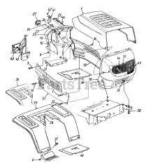 Huskee 13A0673G131 - Huskee Lawn Tractor (1998) (Tractor Supply)