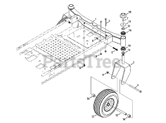 Cub Cadet RZT-L46 (17AFCACT056) - Cub Cadet 46" RZT Zero-Turn Mower (2013) Front Axle