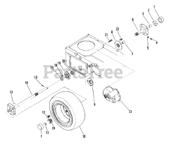 Ariens 927040 (RM 1232 E) - Ariens 32" Rear-Engine Rider, 12hp Kawasaki (SN: 000101 & Above)
