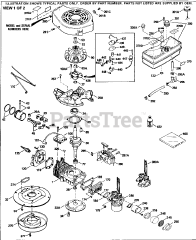 Tecumseh TVS600-661062N - Tecumseh Engine Engine Parts List #1