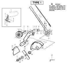 Weed Eater 1000 E - Weed Eater Weed 'n Edge Edger Attachment, Type 1