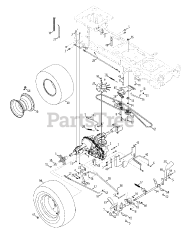 Columbia Q 94 GK (14AQ94GK897) - Columbia 54" Garden Tractor (2010)
