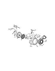 MTD 265-SU-11 - MTD Engine 265-SU-11 Flywheel &amp; Housing