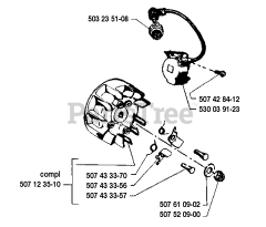 Husqvarna 35 - Husqvarna Chainsaw (1990-06) Ignition/Flywheel