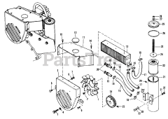 Simplicity 3410 H (990757) - Simplicity Landlord Garden Tractor, 10hp