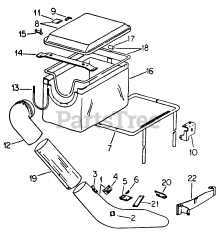 Cub Cadet 182 (133-182-100) - Cub Cadet Lawn Tractor Grass Catcher Attachment