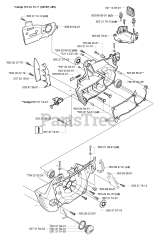 Husqvarna 357 XP - Husqvarna Chainsaw (2005-02) Crankcase