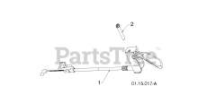 Husqvarna ST 276 EP (961910039-06) - Husqvarna 30" Snow Blower (2012-08) CONTROL PANEL &amp; DISCHARGE CHUTE 4