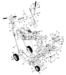 Yard Machines 25A-546-301 - Yard Machines Walk-Behind Edger (1997) (Scotty's)