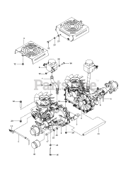 Husqvarna MZ 5424 S (967003903) - Husqvarna 54" Zero-Turn Mower (2013-07) HYDRAULIC PUMP- MOTOR