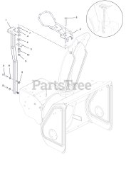 Ariens 932050 (ST 20 E) - Ariens Crossover 20" Snow Blower, Ariens AX 179cc engine (SN: 000101 - 000245)