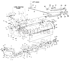 MTD 190-756 - MTD 28" Tiller Attachment (1991)