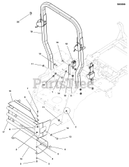 Ferris IS 2100Z (5901333) - Ferris IS2100Z Series 61" Zero-Turn Mower, 28hp Briggs & Stratton Rear Bumper &amp; ROPS