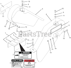 Gravely 895408 (TVM-5130) - Gravely Tow-Behind Vertical Mower Attachment (SN: 000101 & Above)