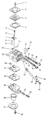 Echo HC-1500 - Echo Hedge Trimmer (Type 2E) Carburetor