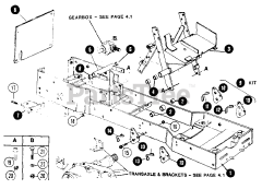 Snapper 1600 (80024) - Snapper Garden Tractor, 16hp Frame, Drawbar
