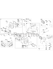 Briggs & Stratton 40T877-0008-B1 - Briggs & Stratton Vertical Engine