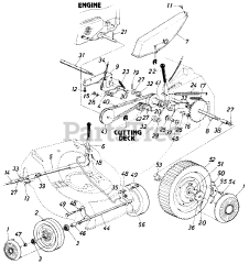 Lawn Groom 125-376-327 - Lawn Groom Walk-Behind Mower (1985)