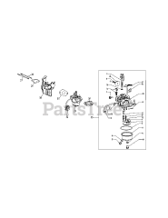 MTD 270-SU - MTD Engine 270-SU Carburetor Assembly