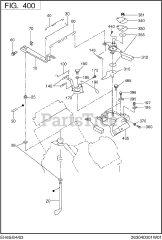 Subaru Robin EH650DC0551 (EH65) - Subaru Robin Engine 400 Governor
