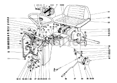 Toro 55275 (888) - Toro Toromatic Lawn Tractor (SN: 002000001 - 002999999) (1972)