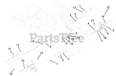Gravely 992322 (PM 252H) - Gravely Pro-Master 52" Zero-Turn Mower, 27hp Daihatsu, Rear Discharge (SN: 000101 - 002000)