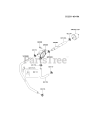 Kawasaki FS481V-AS25 - Kawasaki Engine FUEL-TANK/FUEL-VALVE