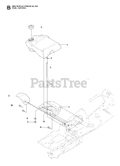 Jonsered FR 2216 A2 4X4 (965190701) - Jonsered Rear-Engine Riding Mower (2008-01) FUEL SYSTEM