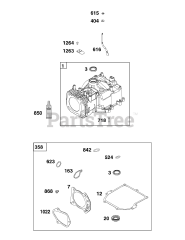 Briggs & Stratton 103M02-0087-F1 - Briggs & Stratton Vertical Engine Cylinder Group