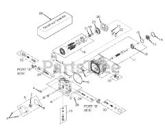 Scag STC48V-25CV - Scag Tiger Cat 48" Zero-Turn Mower, 25hp Kohler (SN: G2700001 - G2799999) BDP-10A Hydraulic Pump Assembly