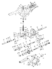 Turf Power 143Y849H019 - Turf Power Garden Tractor (1993) (Agway) Transaxle