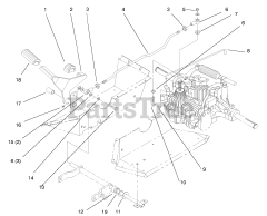Toro 72085 (267-H) - Toro Lawn & Garden Tractor (SN: 089000001 - 089000399) (1998)