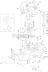 Toro 13AX61RG848 (LX 427) - Toro Lawn Tractor (SN: 1A319H10001 - 1L319H19999) (2009 & After)