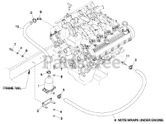 Generac QT04554KNANA - Generac 45kW Home Standby Generator (SN: 4949168 - 4965270) (2008) Block Heater 5.4l C3 (0G0877D)
