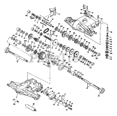 Troy-Bilt 13083 - Troy-Bilt Garden Tractor, Gear Drive (SN: 130830100101 & Above) TRANSMISSION (PEERLESS 820) BREAKDOWN