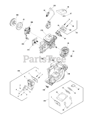 Snapper SPCE 1640-A - Snapper 16" Chainsaw Engine Group