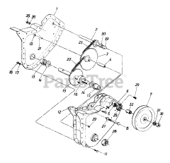 White Outdoor 21A-030A000 - White Outdoor Roto Boss Tiller (2001)