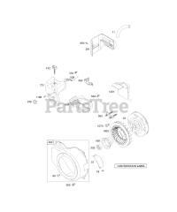 Briggs & Stratton 12A412-0100-E1 - Briggs & Stratton Horizontal Engine