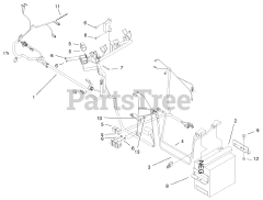 Toro 73590 (523 Dxi) - Toro Garden Tractor (SN: 099000001 - 099999999) (1999)