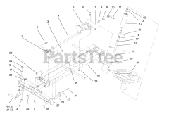 Toro 73402 (314-8) - Toro Garden Tractor (SN: 079000001 - 079999999) (1997)