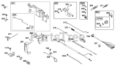 Briggs & Stratton 305447-0612-B5 - Briggs & Stratton Horizontal Engine Controls Group