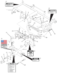 Gravely 895408 (TVM-5130) - Gravely Tow-Behind Vertical Mower Attachment (SN: 000101 & Above)