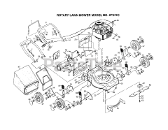 Electrolux/AYP 2P372 C - Electrolux/AYP Walk-Behind Mower (1995)