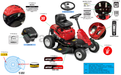 Yard Machines 420/30 (13B226JD308) - Yard Machines 30" Lawn Tractor, 420cc (2018)