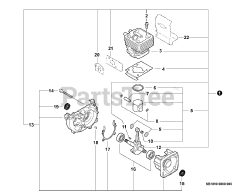 Echo SHC-265 - Echo Shaft Hedge Trimmer (SN: S85612001001 - S85612999999)